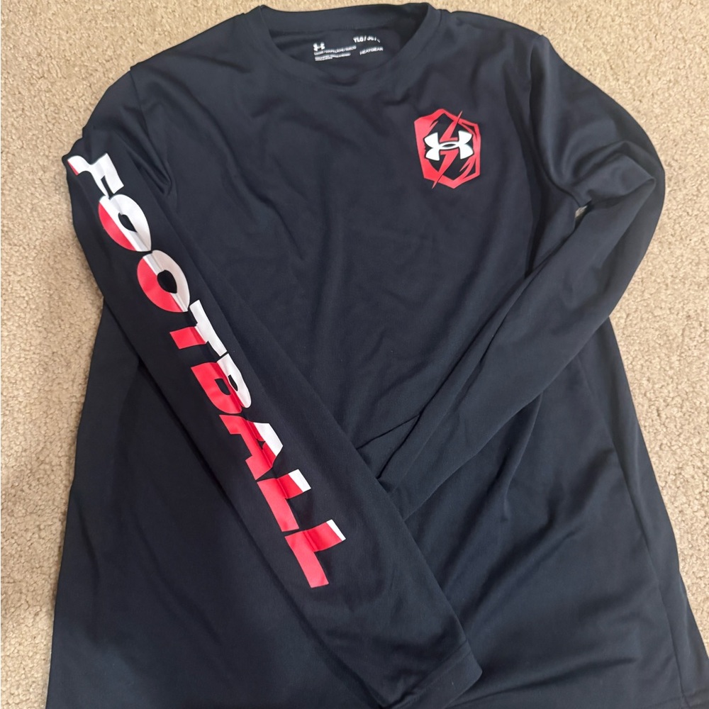 Youth large - football under Armour long sleeve